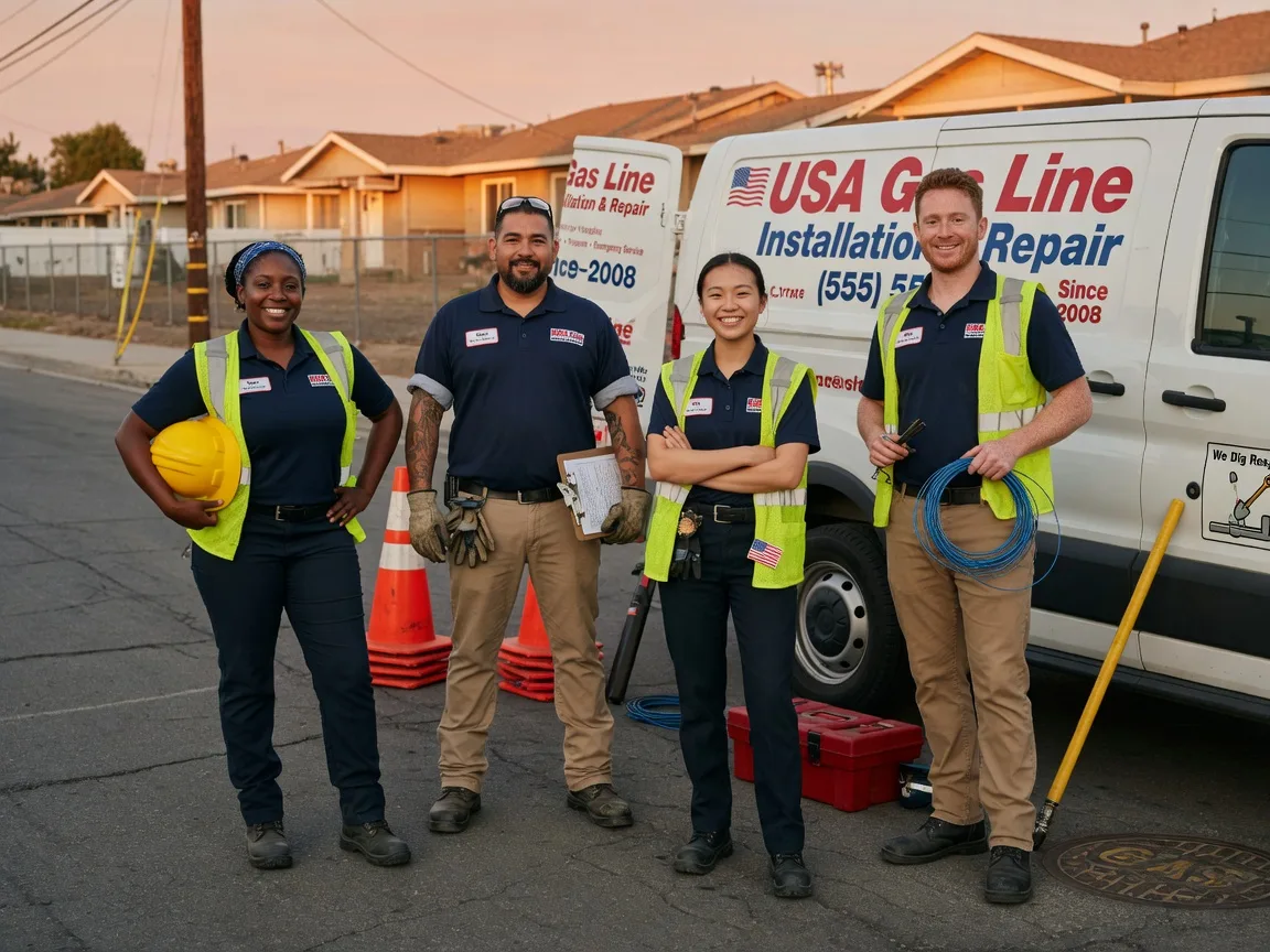 Gas Line Installation company in West York, IL